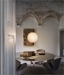 Etched Glass Globe Pendant Light - 3 Sizes Etched Glass Globe Pendant Light - 3 Sizes