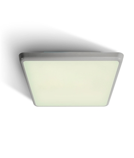30cm Square White 25w LED Slim Ceiling Light - IP54