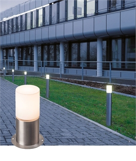Stainless Steel 30cm Bollard Light - Professional or Domestic Installation