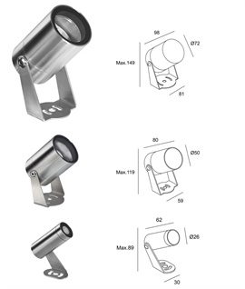 Marine-Grade Modern LED Spotlights – Corrosion-Resistant 316L Steel