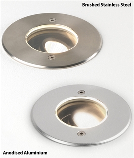 Adjustable Outdoor Recessed LED Light - for Wall or Ground Installation