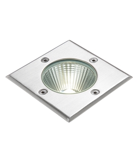 Integrated Budget Friendly LED Buried Uplight - Round or Square Bezel