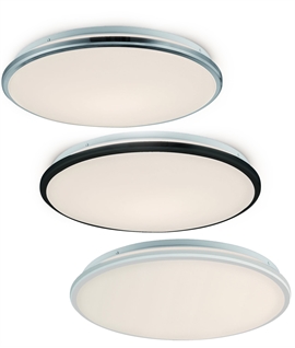 24w LED Slim Round Flush Ceiling Light - Dia 38cm