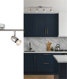 4 Light Adjustable Spotlight Bar in Chrome - 800mm