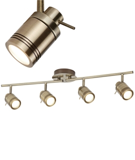 Brass Adjustable Ceiling Bar for Bathrooms