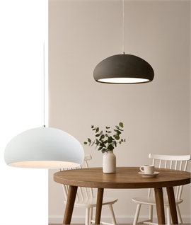 Qubba Dome Light Pendant - Matt Finish Dia 40cm Qubba Dome Light Pendant - Matt Finish Dia 40cm