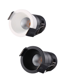 Mini Low Glare Niche Downlight 3.5w Black or White bezel - 220 lumens