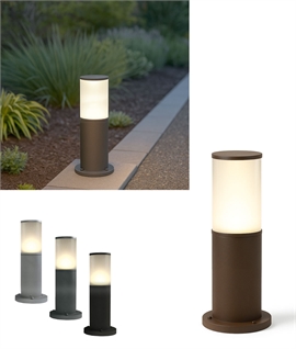 35cm Outdoor Bollard Light - E27, IP54, LED & Smart Bulb Ready