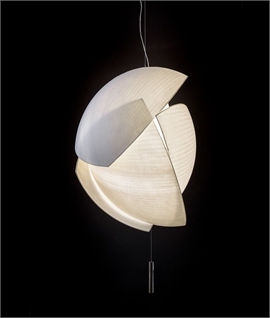 Voiles Pendant Light by Céline Wright – Artisan Craftsmanship in Washi Japanese Paper