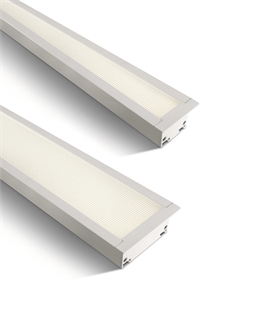 Recessed Linear LED Low Glare UGR19 Lighting Profile with Trim - 1210mm long