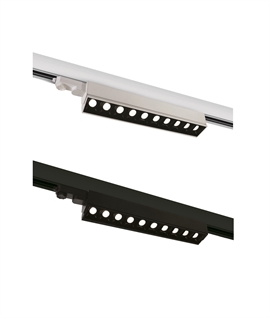 50w Linear COB Spotlight for Global & Eutrac 3-Circuit Track - 30 Degree Beam & 5800 lumens