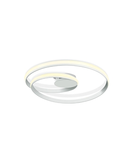 Flush Mounted Swirl LED 30w Ceiling Light - 2 Options