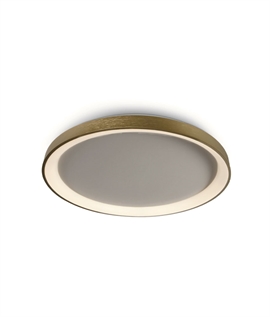 Brushed Gold 48W LED Decorative Flush Mounted Light 58cm