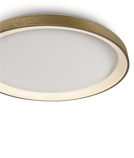 Brushed Gold 48W LED Decorative Flush Mounted Light 58cm