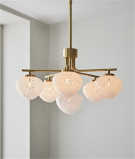 Decorative 6 Lamp Telescopic Chandelier Pendant