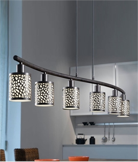 Suspended And Long Drop Light Fixtures For High Ceilings