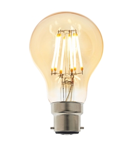 B22 6w LED Amber Lamp - Dimmable
