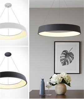 CCT Variable Circular LED Pendant - Diameter 60cm