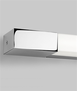 Bathroom Wall Light - Ideal For Use Over Mirrors in Square Tube 