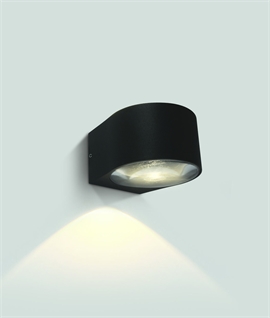 6w Anthracite Outdoor Wall Light - IP65 One-Way Beam