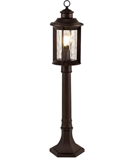Antique Bronze Exterior Post Lantern - IP54