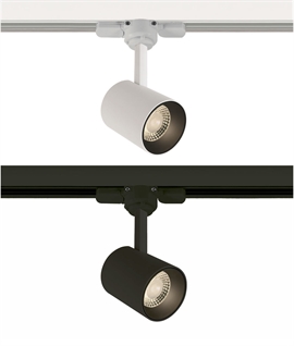 8W LED COB Track Spotlight - Triac Dimmable, 3000K Warm White
