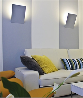 Zero Glare LED Plaster Wall Light - Format A4