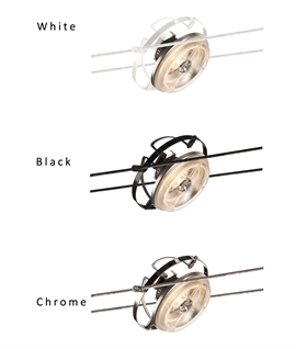 Gimbal Adjustable Tension Wire Spotlight for AR111 Lamps