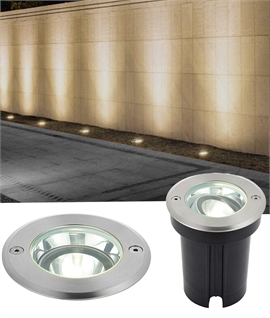 Drive Over Recessed LED Ground Light - Adjustable Angle