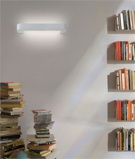 Wide Plaster Wall Light - Diffused Light 620mm