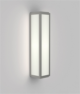 Astro Mashiko 360 LED - Tall Framed Bathroom Wall Light in Matt Nickel