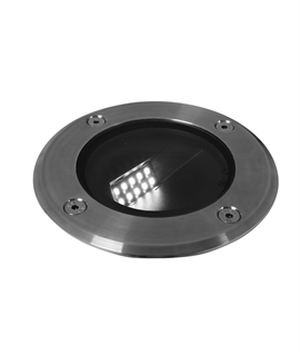 Asymmetric Inground LED Uplight for Pedestrian Areas - IP67 180 Lumens