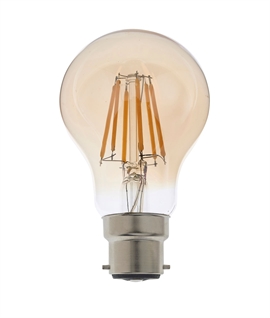 B22 6w LED Amber Lamp - Dimmable
