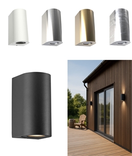 Back-to-Wall Up Down Wall Light For GU10 Mains Lamps
