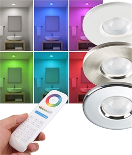LED RGB And CCT Twist Lock Downlight - IP65 Rated