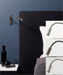 Recessed Flex Arm LED Bedside Reading Light