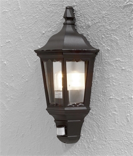 Flush Mounted Lantern with PIR Movement Sensor