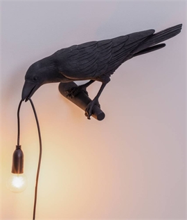 Bird Wall Lamp Facing Left or Right IP44 Rated