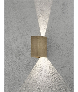 Brass Adjustable Beam Up and Down Outdoor Light