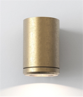 Modern Exterior Brass Wall Downlight