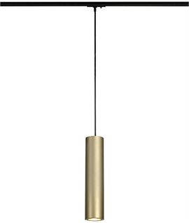 Tubular Light Pendant for Use on Track Systems