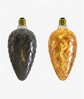 Calex XXL Madrid E27 LED Filament Bulb in Titanium Finish - Last One