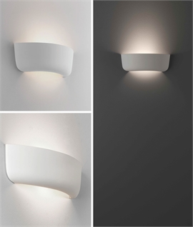 Ceramic Wall Light - Up and Down Wash Lighting