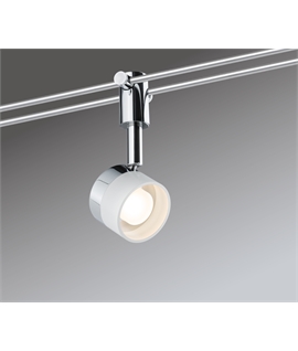 Chrome Adjustable 4 Lamp - LED Track Light 