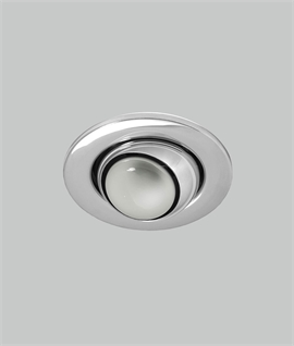 Adjustable Eyeball Downlight designed for R80 Mains Reflector Lamps