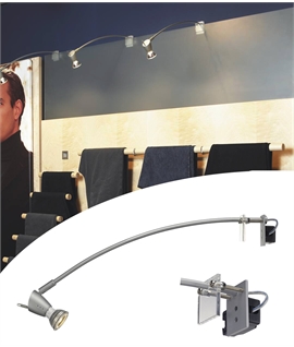Long Arm Clamp Fixed Display Spotlights for Mains GU10