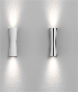 Clessidra Exterior Wall Lights Providing Up And Down Led