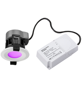 Smart LED Downlight - Provides White & Coloured Light with App or Alexa Control