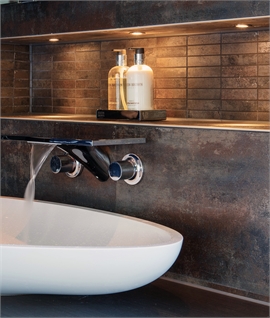Recessed Discreet Brushed Steel Round IP65 LED Light