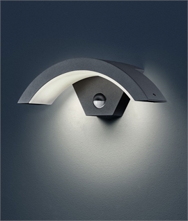 Crescent LED PIR Exterior Wall Light